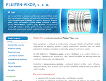 Tablet Screenshot of fluitenvikov.cz